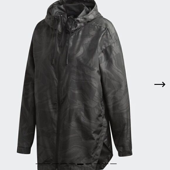 𝅺adidas women outdoor j wl jacket size medium - Picture 4 of 8